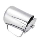 Stainless Steel Coffee Cup Mug Milk Frothing Pitcher Jug with Lid for Latte Coffee Art(1500ml)