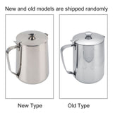 Stainless Steel Coffee Cup Mug Milk Frothing Pitcher Jug with Lid for Latte Coffee Art(1500ml)