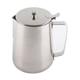 Stainless Steel Coffee Cup Mug Milk Frothing Pitcher Jug with Lid for Latte Coffee Art(2000ml) In Australia - Darrahopens