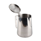 Stainless Steel Coffee Cup Mug Milk Frothing Pitcher Jug with Lid for Latte Coffee Art(2000ml) In Australia - Darrahopens
