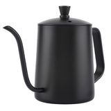 550ml Stainless Steel Long Gooseneck Coffee Pot Kettle with Lid for Home Kitchen Coffee Shop In Australia - Darrahopens