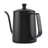 550ml Stainless Steel Long Gooseneck Coffee Pot Kettle with Lid for Home Kitchen Coffee Shop In Australia - Darrahopens