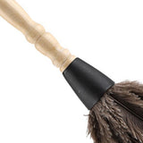 Mini Washable Reusable Ostrich Feather Duster for Books Keyboard Office Home
