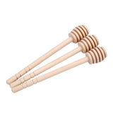 24Pcs Wood Honey Dripper Stirring Rod Jam Syrup Drizzler Stick Server Kitchen Tools Gadgets(#2)