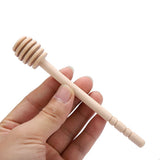 24Pcs Wood Honey Dripper Stirring Rod Jam Syrup Drizzler Stick Server Kitchen Tools Gadgets(#2)