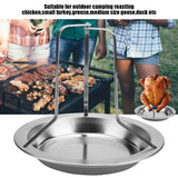 1Pc Stainless Steel Upright Roast Chicken Holder Roaster Rack Barbecue Grilling BBQ Tools In Australia - Darrahopens