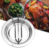 1Pc Stainless Steel Upright Roast Chicken Holder Roaster Rack Barbecue Grilling BBQ Tools In Australia - Darrahopens