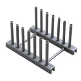 1Pc Removable Dish Plate Drying Rack Draining Board Stand Holder for Kitchen Supplies(Grey) In Australia - Darrahopens