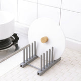 1Pc Removable Dish Plate Drying Rack Draining Board Stand Holder for Kitchen Supplies(Grey) In Australia - Darrahopens