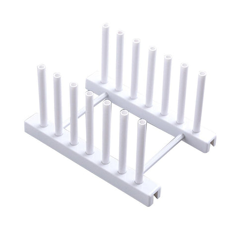 1Pc Removable Dish Plate Drying Rack Draining Board Stand Holder for Kitchen Supplies(White) In Australia - Darrahopens