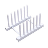 1Pc Removable Dish Plate Drying Rack Draining Board Stand Holder for Kitchen Supplies(White) In Australia - Darrahopens