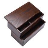 Natural Wooden Lunch Box Double Layer Rectangle Food Container for Picnic Sushi Bento In Australia - Darrahopens