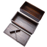 Natural Wooden Lunch Box Double Layer Rectangle Food Container for Picnic Sushi Bento In Australia - Darrahopens