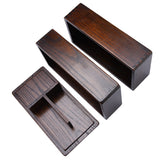 Natural Wooden Lunch Box Double Layer Rectangle Food Container for Picnic Sushi Bento In Australia - Darrahopens