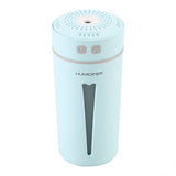 USB Cup Shaped Home Office Car Air Humidifier Diffuser with Colorful LED Night Light (Blue)