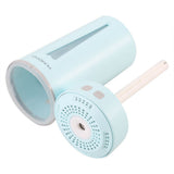 USB Cup Shaped Home Office Car Air Humidifier Diffuser with Colorful LED Night Light (Blue)