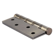 4in 3mm Stainless Steel Door Hinge Loose Pin Muffler Buffer Hinges Mute Bearing(Plating Yellow)