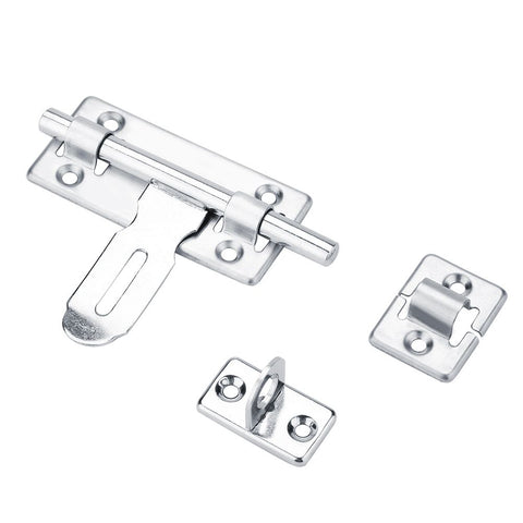 1Pc 4inch Stainless Steel Security Home Door Bolt Padlock Sliding Barrel Bolts Window Lock In Australia - Darrahopens