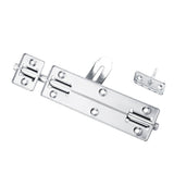 1Pc 8inch Stainless Steel Security Home Door Bolt Padlock Sliding Barrel Bolts Window Lock