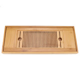1Pc Bamboo Mini Tea Serving Tray Chinese Gongfu Tea Plate for Home Office Table 38*15cm In Australia - Darrahopens
