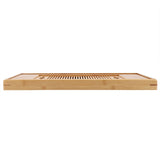 1Pc Bamboo Mini Tea Serving Tray Chinese Gongfu Tea Plate for Home Office Table 38*15cm