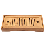 1Pc Bamboo Mini Tea Serving Tray Chinese Gongfu Tea Plate for Home Office Table In Australia - Darrahopens