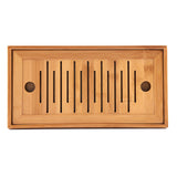 1Pc Bamboo Mini Tea Serving Tray Chinese Gongfu Tea Plate for Home Office Table In Australia - Darrahopens