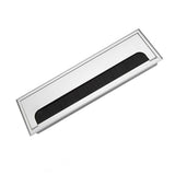 Square Aluminium Desk Computer Wire Cable Tidy Outlet Insert Hole Top Cover(Large)