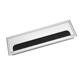 Square Aluminium Desk Computer Wire Cable Tidy Outlet Insert Hole Top Cover(Large)