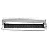 Square Aluminium Desk Computer Wire Cable Tidy Outlet Insert Hole Top Cover(Large)