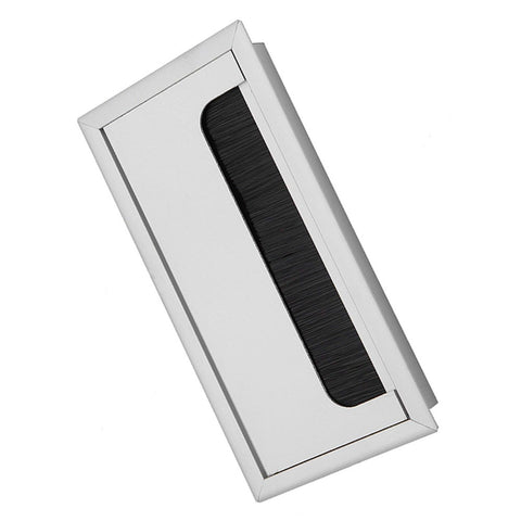 Square Aluminium Desk Computer Wire Cable Tidy Outlet Insert Hole Top Cover(Medium) In Australia - Darrahopens