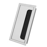 Square Aluminium Desk Computer Wire Cable Tidy Outlet Insert Hole Top Cover(Medium)