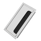 Square Aluminium Desk Computer Wire Cable Tidy Outlet Insert Hole Top Cover(Medium)