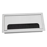 Square Aluminium Desk Computer Wire Cable Tidy Outlet Insert Hole Top Cover(Medium)