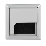 Square Aluminium Desk Computer Wire Cable Tidy Outlet Insert Hole Top Cover In Australia - Darrahopens