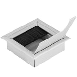 Square Aluminium Desk Computer Wire Cable Tidy Outlet Insert Hole Top Cover In Australia - Darrahopens
