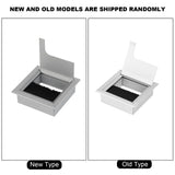 Square Aluminium Desk Computer Wire Cable Tidy Outlet Insert Hole Top Cover