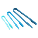 3 PCS Multifunctional Plastic Bread Tongs Food Clamps for Home Bakery (Green)