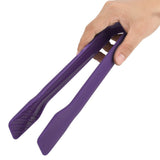 3 PCS Multifunctional Plastic Bread Tongs Food Clamps for Home Bakery (Purple)