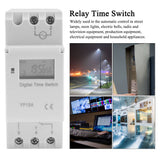 16A Digital LCD Power Timer Programmable Relay Time Switch (DC12V)