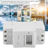 16A Digital LCD Power Timer Programmable Relay Time Switch (DC12V)