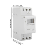 16A Digital LCD Power Timer Programmable Relay Time Switch (DC12V)