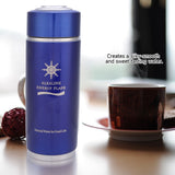 Stainless Alkaline Water Bottle Portable Nano Balance Bio Energy Lonizer Cup Flask(Blue)