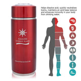 Stainless Alkaline Water Bottle Portable Nano Balance Bio Energy Lonizer Cup Flask(Red)