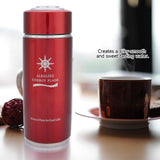 Stainless Alkaline Water Bottle Portable Nano Balance Bio Energy Lonizer Cup Flask(Red)