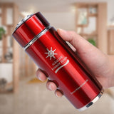 Stainless Alkaline Water Bottle Portable Nano Balance Bio Energy Lonizer Cup Flask(Red)