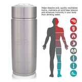 Stainless Alkaline Water Bottle Portable Nano Balance Bio Energy Lonizer Cup Flask(Silver)
