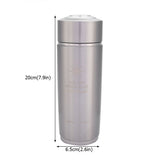 Stainless Alkaline Water Bottle Portable Nano Balance Bio Energy Lonizer Cup Flask(Silver)