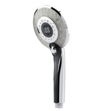 3 Spraying Mode Digital Display Handheld Shower Head with 3-color Temperature Control LED Light