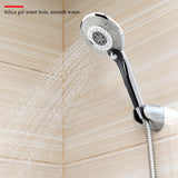 3 Spraying Mode Digital Display Handheld Shower Head with 3-color Temperature Control LED Light